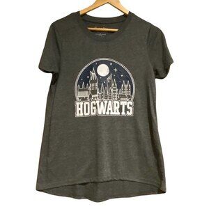 Harry Potter Hogwarts Dark Gray Graphic Tee Women’s XL